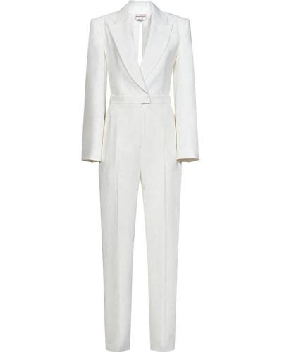 alexander mcqueen white jumpsuit.